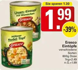 WEZ Erasco Eintöpfe Angebot