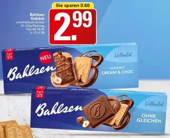 WEZ Bahlsen Gebäck Angebot