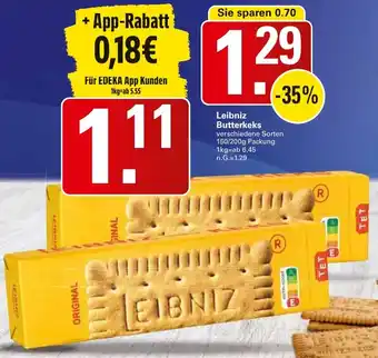 WEZ Leibniz Butterkeks Angebot