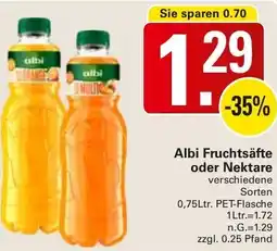 WEZ Albi Fruchtsäfte oder Nektare Angebot