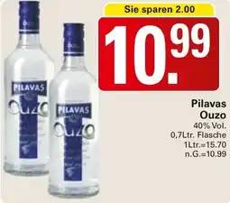 WEZ Pilavas Ouzo Angebot