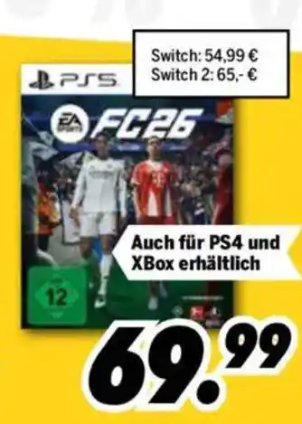 MEDIMAX PS5 Spiele FC26 Angebot
