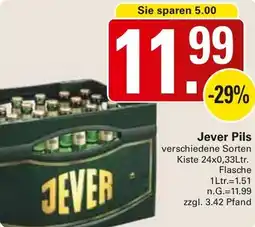WEZ Jever Pils Angebot