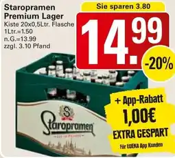 WEZ Staropramen Premium Lager Angebot