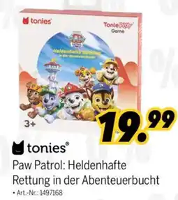 MEDIMAX tonies Paw Patrol: Heldenhafte Rettung in der Abenteuerbucht Angebot