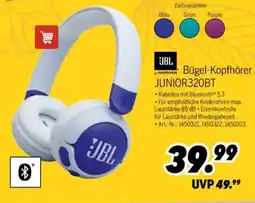 MEDIMAX JBL Bügel-Kopfhörer JUNIOR320BT Angebot