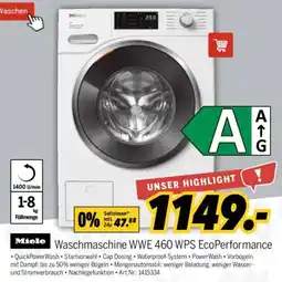 MEDIMAX Miele Waschmaschine WWE 460 WPS EcoPerformance Angebot