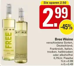 WEZ Bree Weine Angebot
