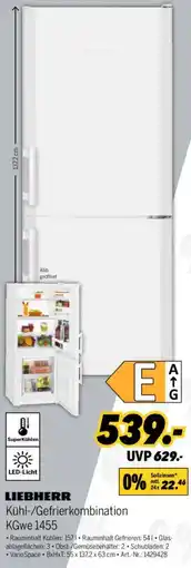 MEDIMAX LIEBHERR Kühl-/Gefrierkombination KGwe 1455 Angebot