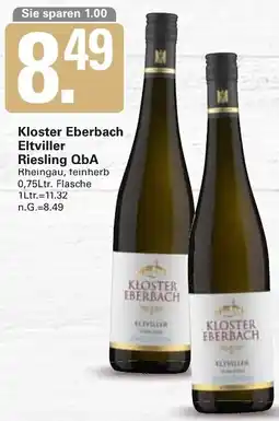 WEZ Kloster Eberbach Eltviller Riesling QbA Angebot