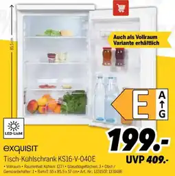 MEDIMAX exquisit Tisch-Kühlschrank KS16-V-040E Angebot