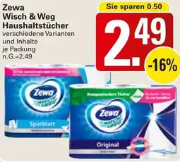 WEZ Zewa Wisch & Weg Haushaltstücher Angebot