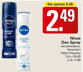 WEZ Nivea Deo Spray Angebot