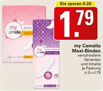 WEZ my Camelia Maxi-Binden Angebot