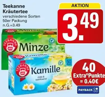 WEZ Teekanne Kräutertee Angebot