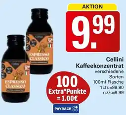 WEZ Cellini Kaffeekonzentrat Angebot