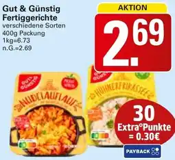 WEZ Gut & Günstig Fertiggerichte Angebot