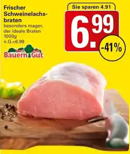 WEZ Bauern Gut Frischer Schweinelachsbraten Angebot