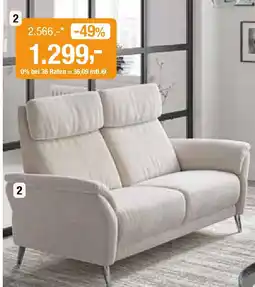 Opti Wohnwelt opti WOHNWELT Polstergarnitur 2-Sitzer Angebot