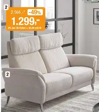Opti Wohnwelt opti WOHNWELT Polstergarnitur 2-Sitzer Angebot