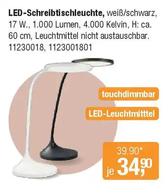 Opti Wohnwelt opti WOHNWELT LED-Schreibtischleuchte Angebot
