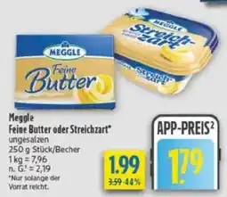 diska Meggle Feine Butter oder Streichzart Angebot