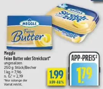 diska Meggle Feine Butter oder Streichzart Angebot