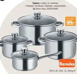 Opti Wohnwelt Berndes Topfset, 4-teilig Angebot