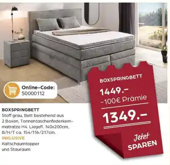 Möbel Buss Boxspringbett Angebot