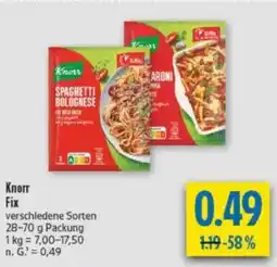 diska Knorr Fix Angebot