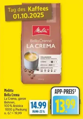 diska Melitta Bella Crema Angebot
