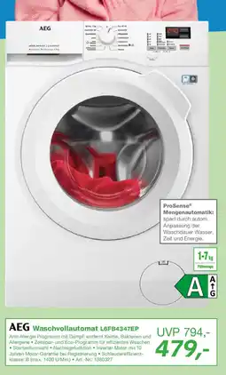 EP AEG Waschvollautomat L6FB4347EP Angebot