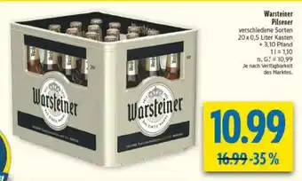 diska Warsteiner Pilsener Angebot