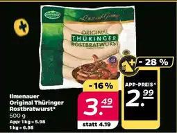 NETTO Ilmenauer Original Thüringer Rostbratwurst Angebot