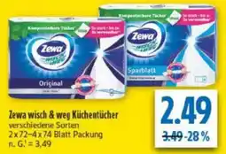 diska Zewa wisch & weg Küchentücher Angebot