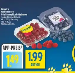 diska Driscoll's Himbeeren oder Mein Beerenglück Heidelbeeren Angebot