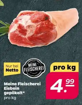 NETTO Meine Fleischerei Eisbein gepökelt Angebot