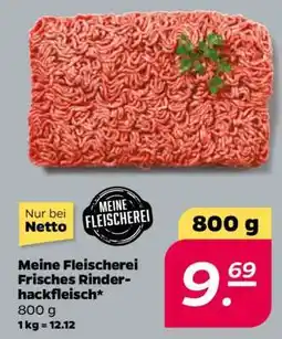 NETTO Meine Fleischerei Frisches Rinderhackfleisch Angebot