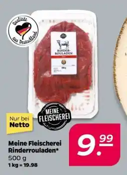NETTO Meine Fleischerei Rinderrouladen Angebot