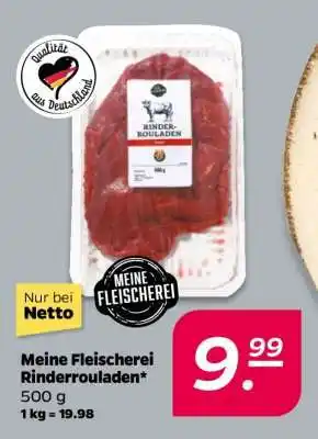 NETTO Meine Fleischerei Rinderrouladen Angebot