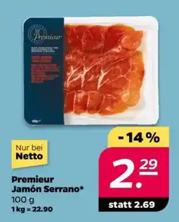 NETTO Premieur Jamón Serrano Angebot