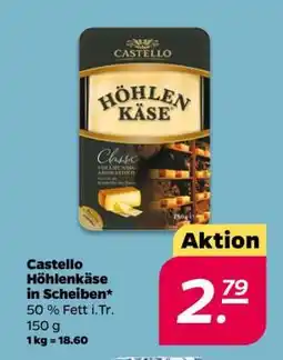 NETTO Castello Höhlenkäse in Scheiben Angebot