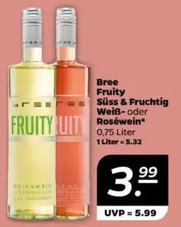 NETTO Bree Fruity Süß & Fruchtig Weiß- oder Roséwein Angebot