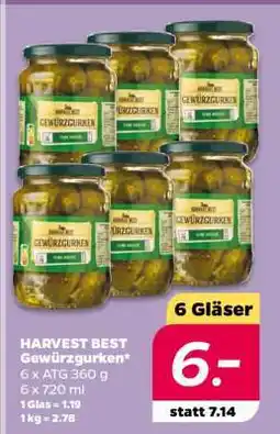 NETTO HARVEST BEST Gewürzgurken Angebot