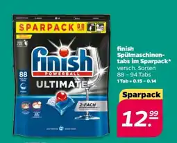 NETTO finish Spülmaschinen-Tabs im Sparpack Angebot