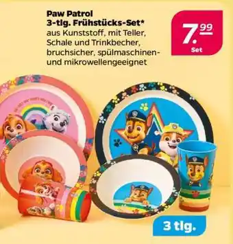 NETTO Paw Patrol 3-tlg. Frühstücks-Set Angebot