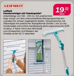 NETTO Leifheit Fensterreiniger mit Teleskopstiel Angebot