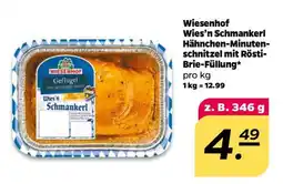NETTO Wiesenhof Wies’n Schmankerl Hähnchen-Minuten-Schnitzel mit Rösti-Brie-Füllung Angebot