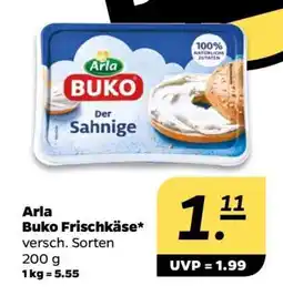 NETTO ARLA Buko-Frischkäse Angebot