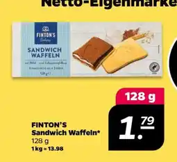NETTO FINTON'S Sandwich Waffeln Angebot